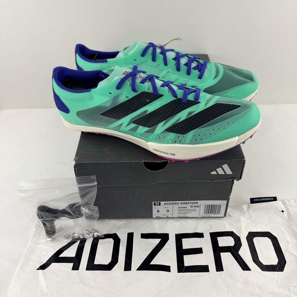 Adidas Adizero Ambition Track Spikes Men's 8 Women's 9 GV9068 NIB